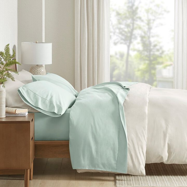 Gracie Mills Aryn 300TC BCI Cotton Sheet Set with Z Hem