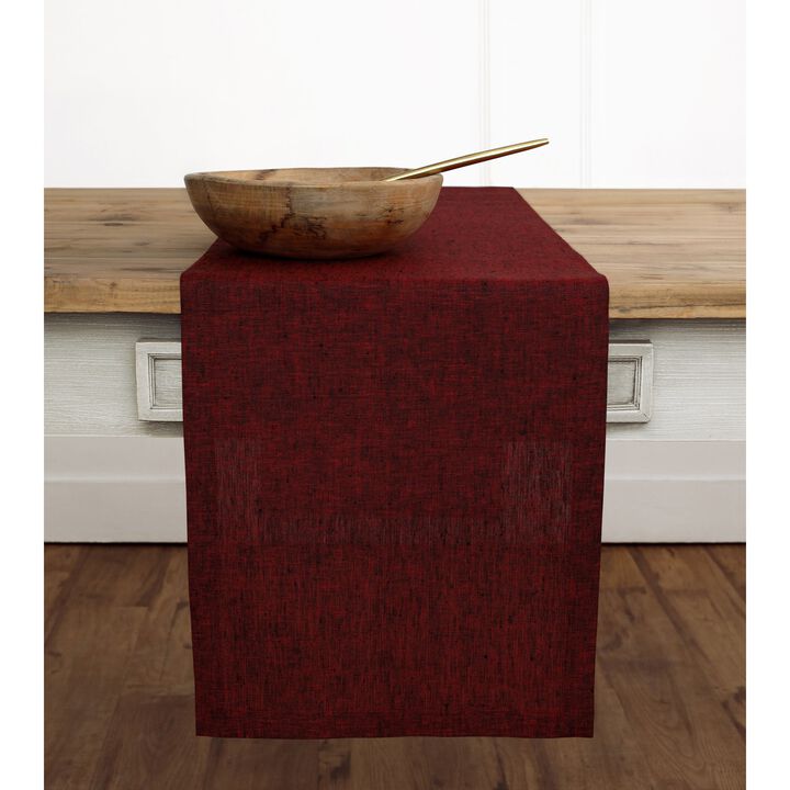 Solino Home 100% Pure Linen Table Runner | Athena for Thanksgiving, Christmas