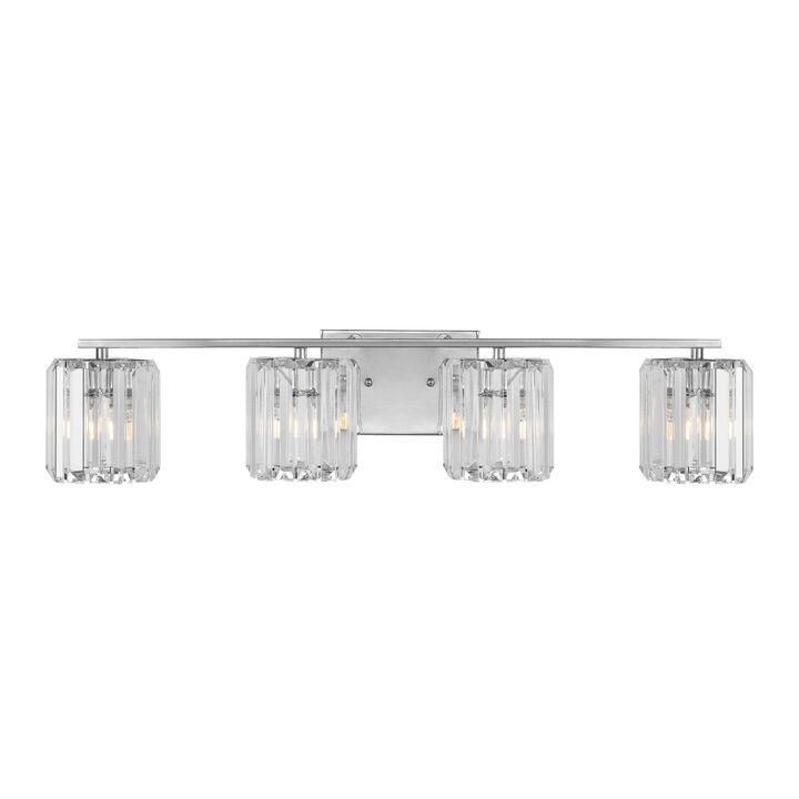 Coco Prism Vintage Metal/Glass Classic Glam LED Vanity Light