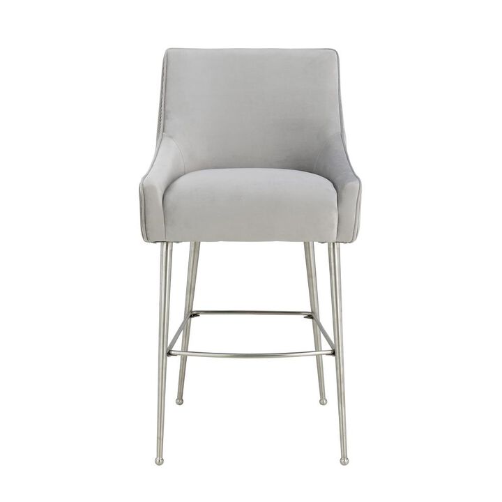 Belen Kox Luxe Grey Counter Stool, Belen Kox