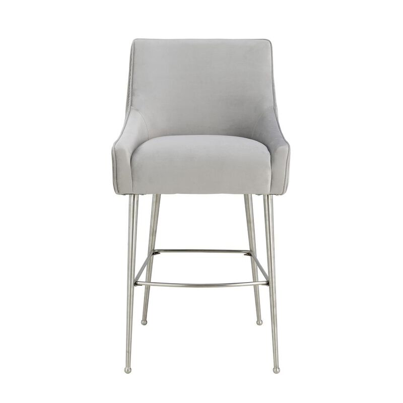 Belen Kox Luxe Grey Counter Stool, Belen Kox