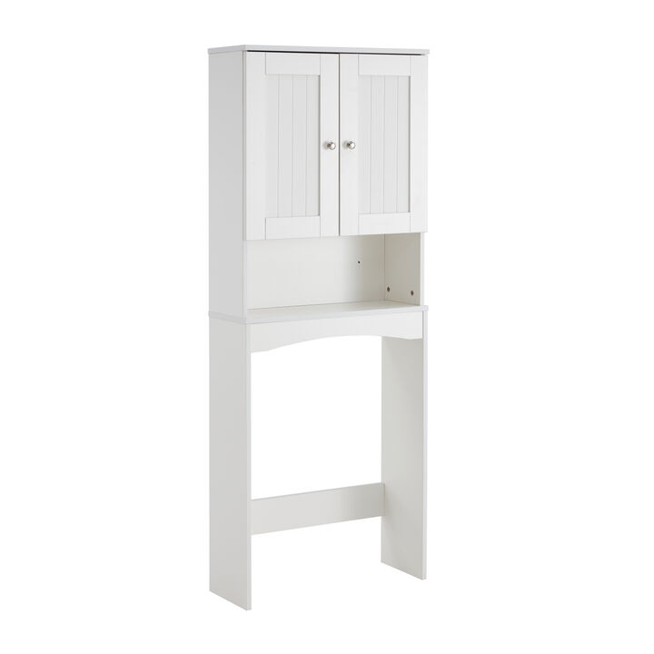 Home Bathroom Shelf Over-The-Toilet, Bathroom Spacesaver, Bathroom Storage Cabinet Organizer