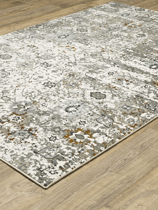 Gemini 3'10" x 5'5" Ivory Rug