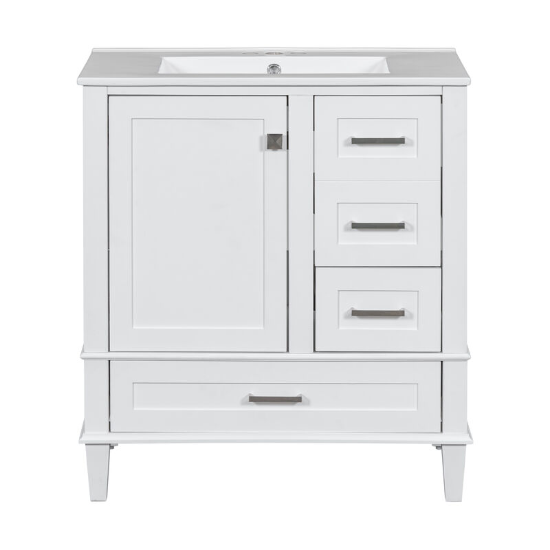 Merax Modern Bathroom Cabinet Vanity with Sink