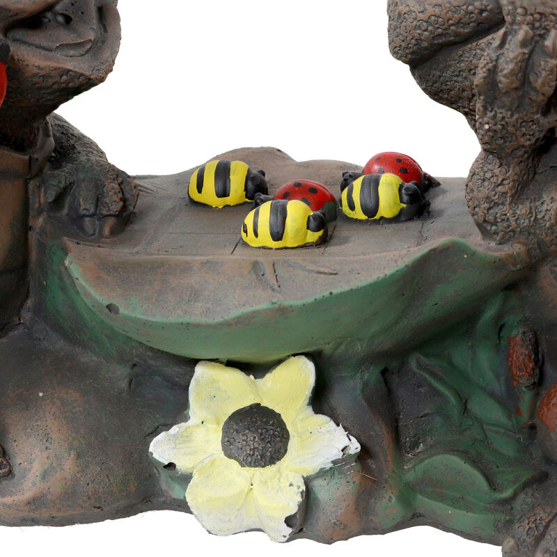 Sunnydaze Tic Tac Toe Turtles Outdoor Statue - 7.5 in