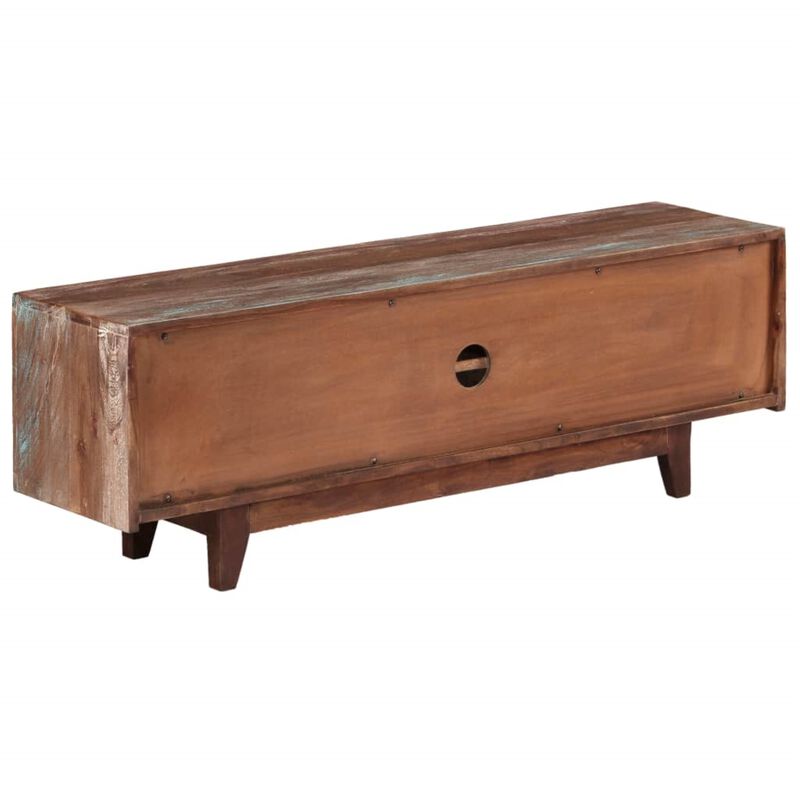 vidaXL TV Cabinet Solid Acacia Wood Vintage 46.5"x11.8"x15.7"