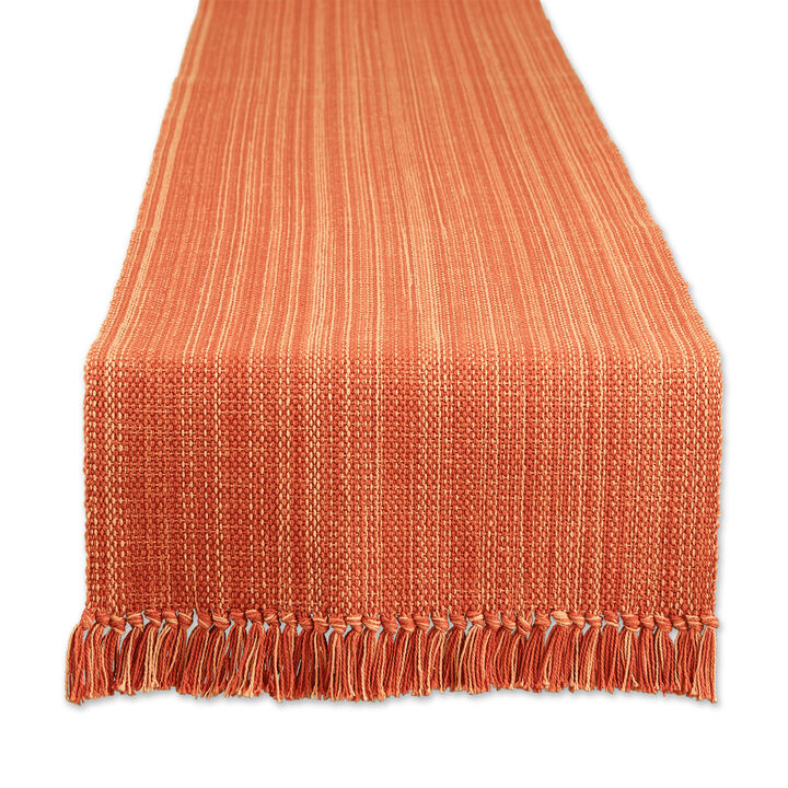 108" Variegated Orange Table Runner