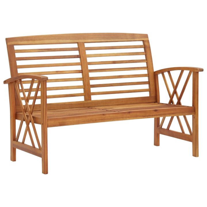 vidaXL Garden Bench 46.9" Solid Acacia Wood