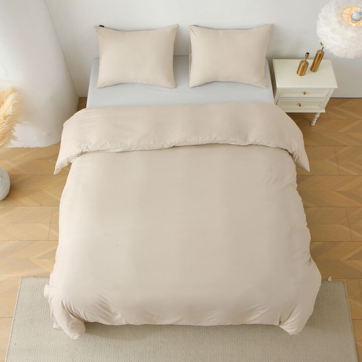 Duvet Cover Set 3 Piece Bedding with Pillow Shams Comforter Not Included