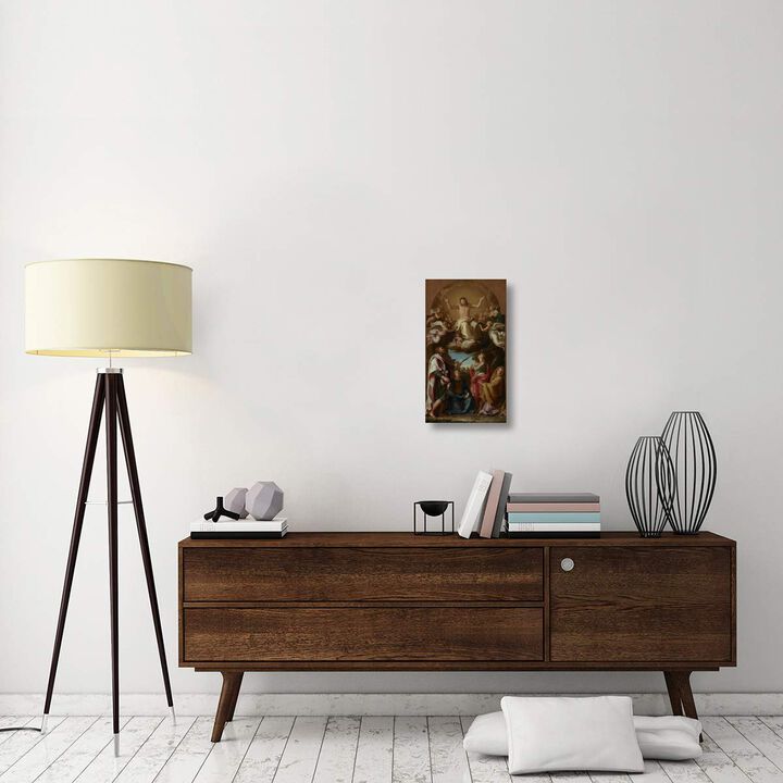 Christ in Glory with Saints Celsus, Julian, Marcionilla and Basilissa-Canvas Art-12.32x22