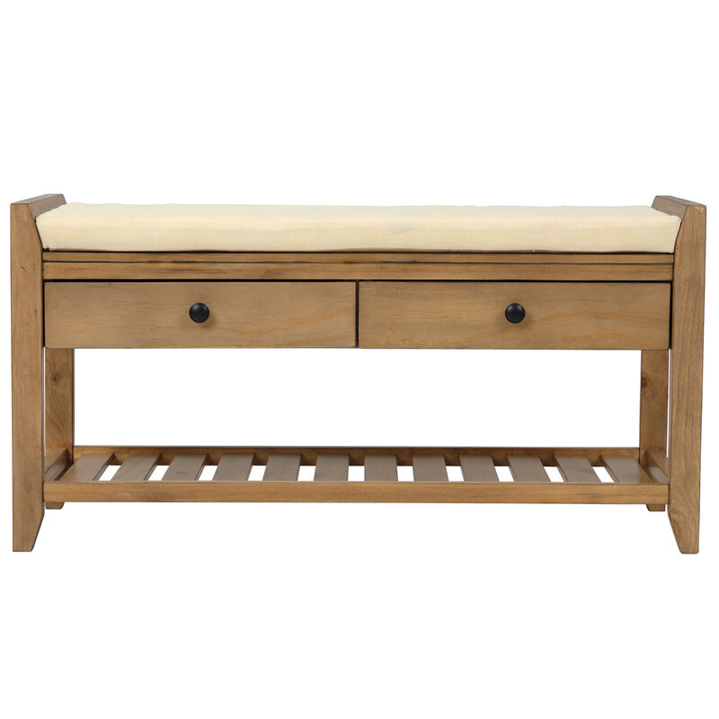 Merax Multipurpose Entryway Storage Bench
