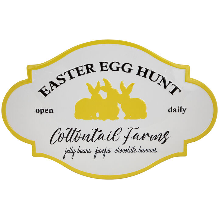 Easter Egg Hunt Vintage-Style Metal Wall Sign - 17.75"