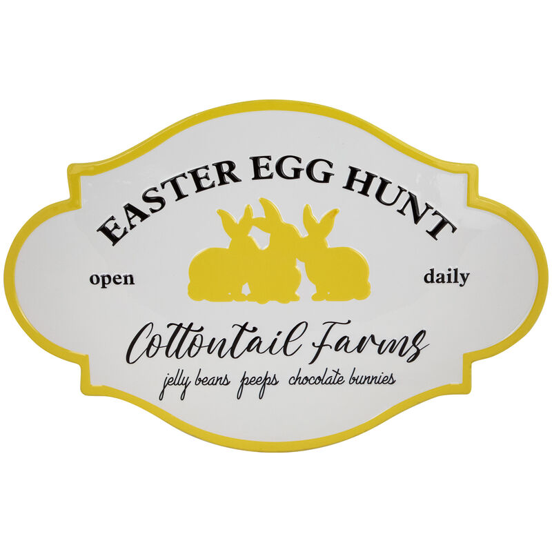 Easter Egg Hunt Vintage-Style Metal Wall Sign - 17.75"