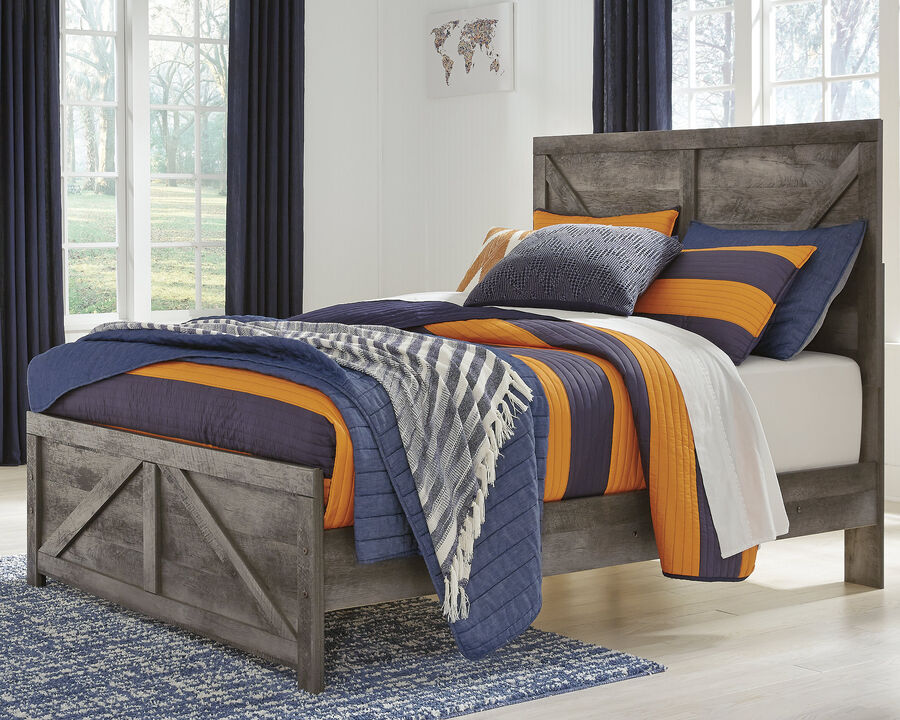 Full Crossbuck Panel Bed