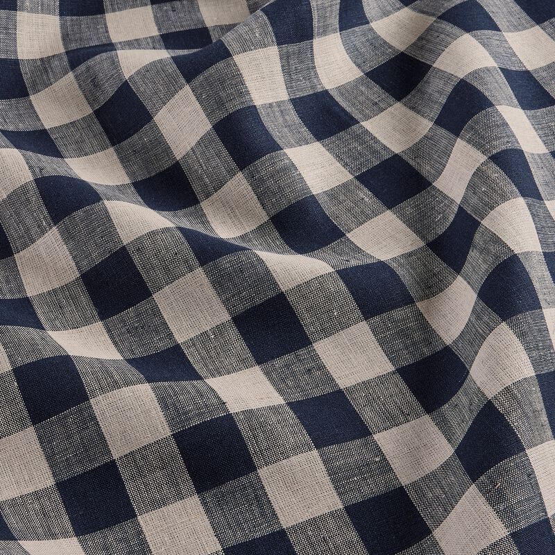 Solino Home 100% Pure Linen Tablecloth | Morgan Check