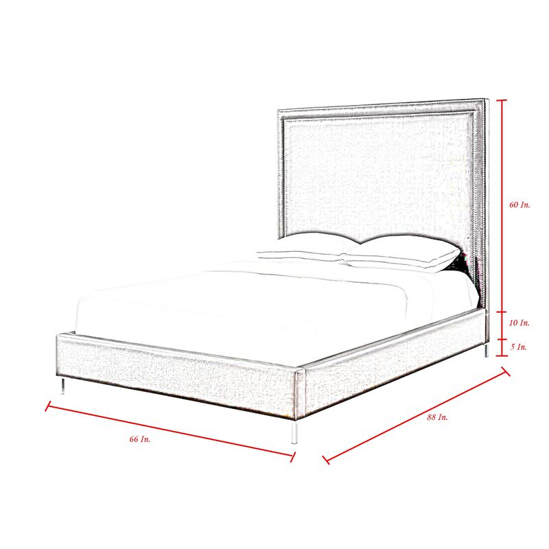 Inspired Home Galmori Platform Bed