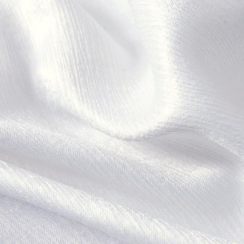 Olivia Gray Lina Matte Embossed Blackout Grommet Single Panel - 52x90", White