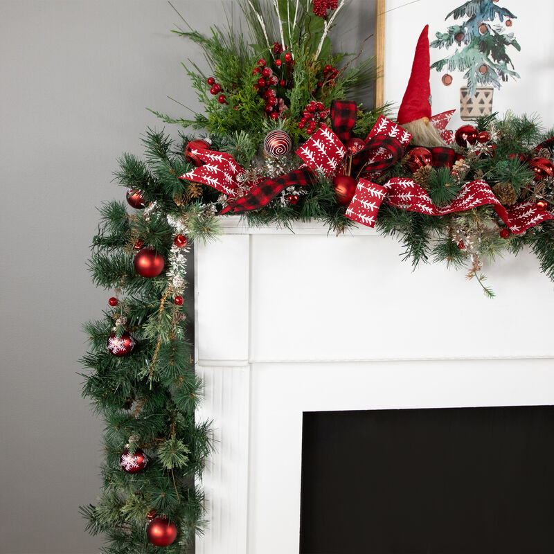 9' x 10" Yorkville Pine Artificial Christmas Garland - Unlit