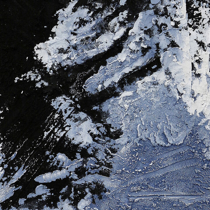 Composition In Blue Canvas