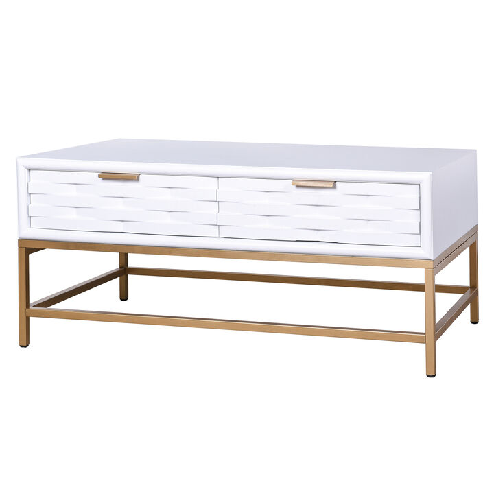 White & Gold