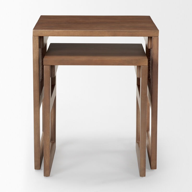 Grier Brown Nest Accent Table
