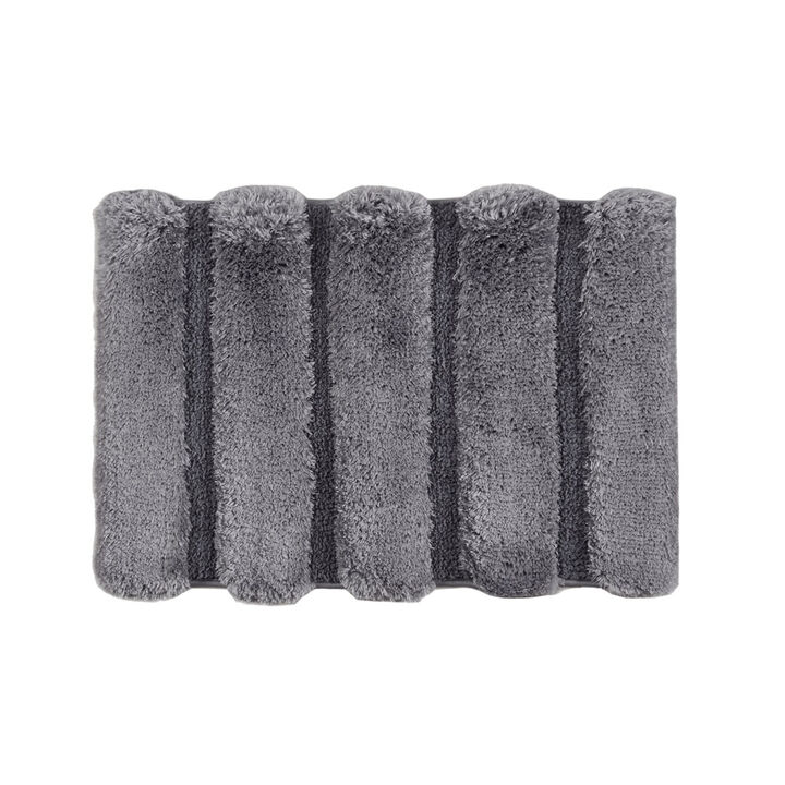 Gracie Mills Kathleen Modern High-low stripe Rug - 21x34"