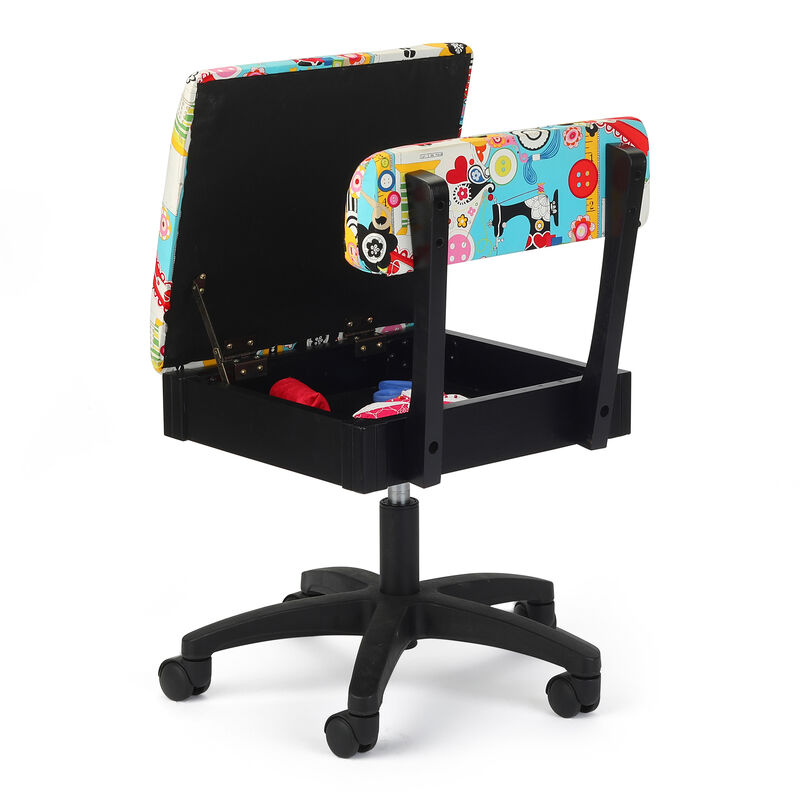Hydraulic Sewing Chairs: Sew Wow, So Now! Print