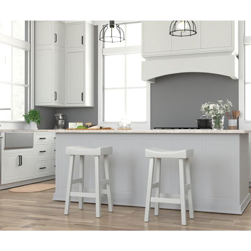 Carolina Living Colborn 30 Barstool - Antique White
