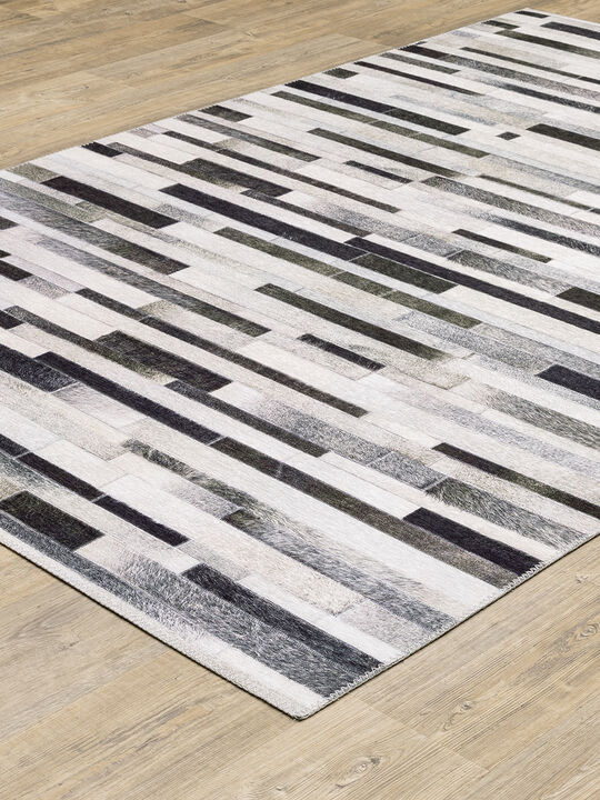 Myers Park 7'8" x 10' Grey Rug