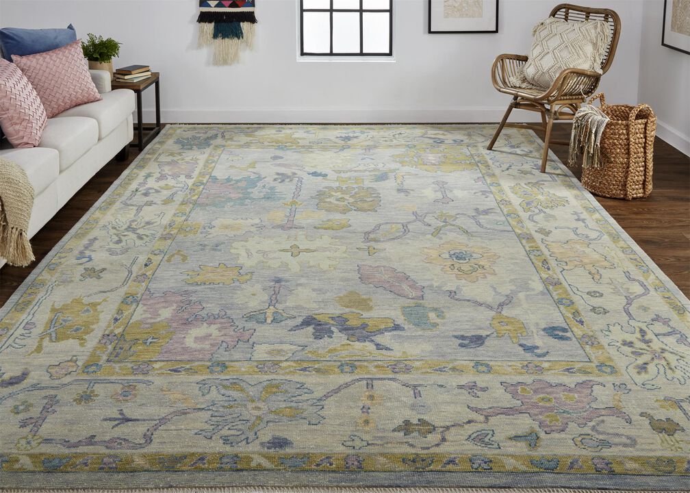 Karina 6791F Gray/Purple/Gold 9'6" x 13'6" Rug