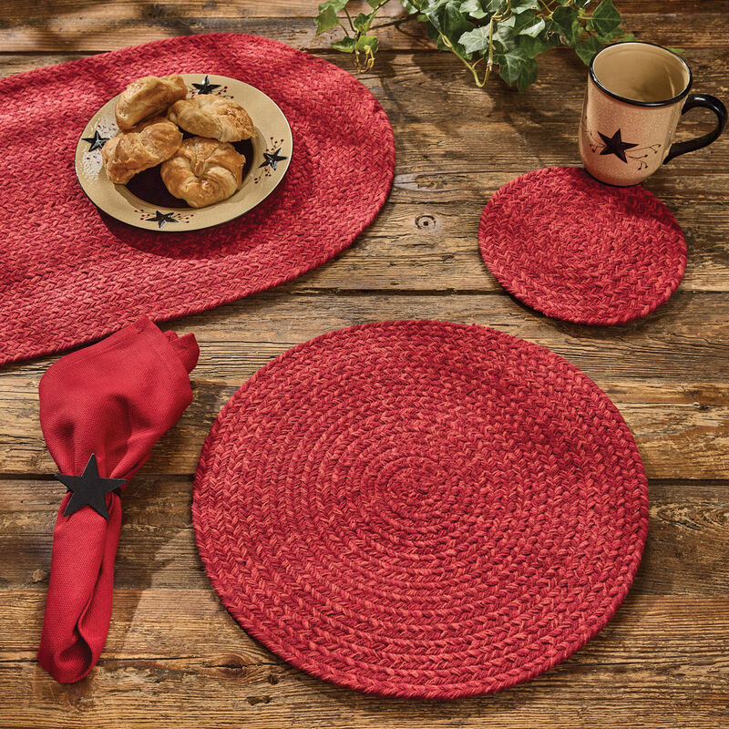 Park Designs Basil Spice Bin Braided Table Runner 15" X 36"