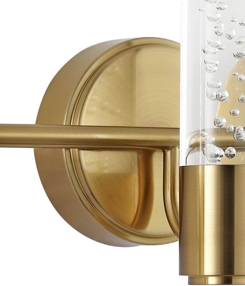Bolha Minimalist Modern Bubble Acrylic/Iron Integrated LED Vanity Light