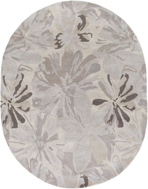 Athena ATH-5135 9' x 12' Gray Rug