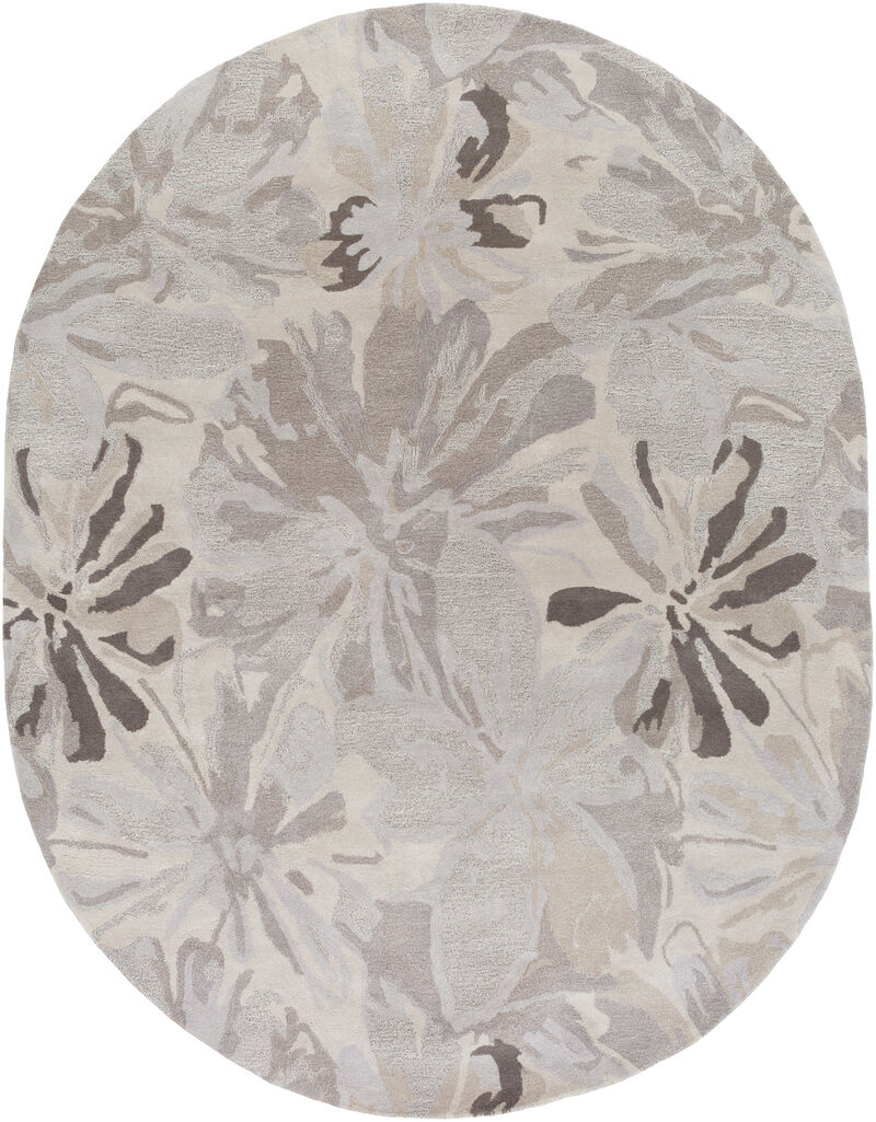 Athena ATH-5135 9' x 12' Gray Rug