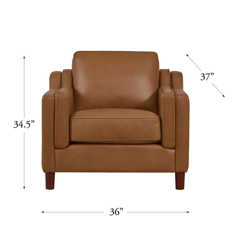 Bella Top Grain Leather Chair
