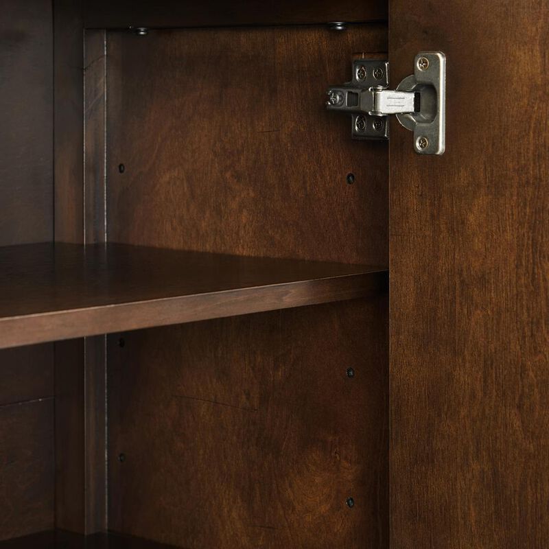 Crosley Darcy Accent Cabinet Dark Brown