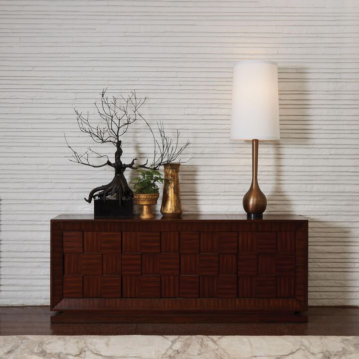 Bulb Vase Table Lamp- Brass