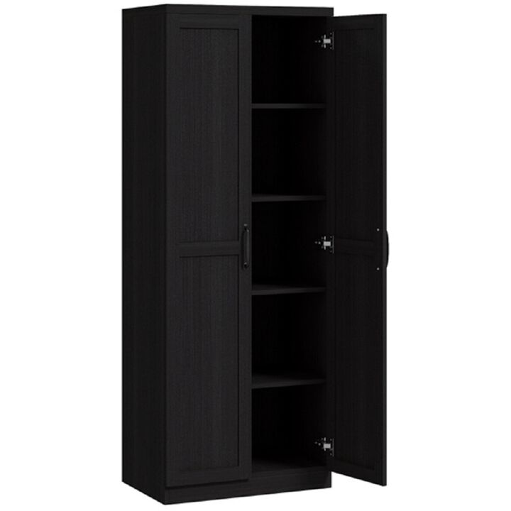Multi-Purpose Kitchen Cabinet with Adjustable Shelves and Storage Drawers