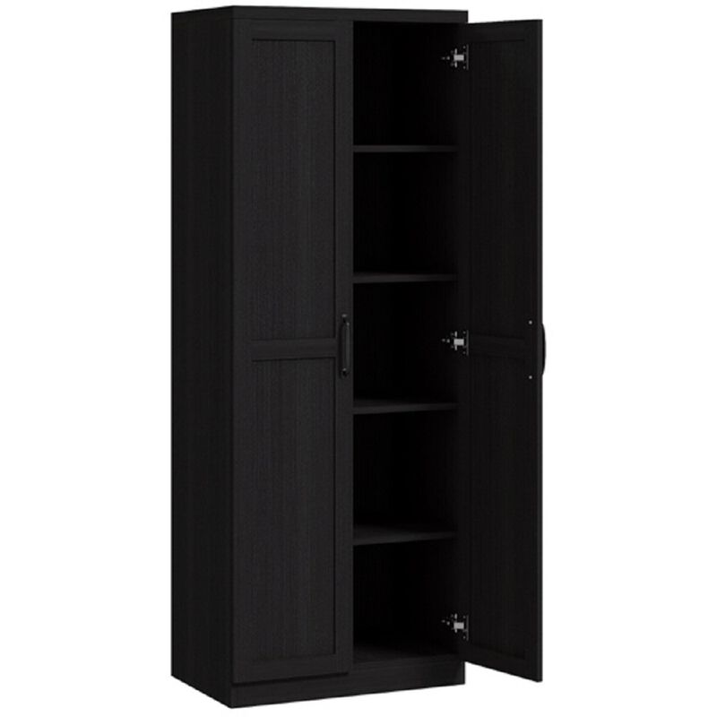 Multi-Purpose Kitchen Cabinet with Adjustable Shelves and Storage Drawers
