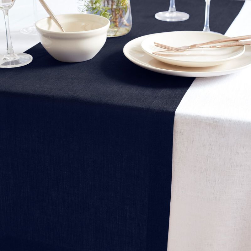 Solino Home 100% Pure Linen Table Runner | Sonoma