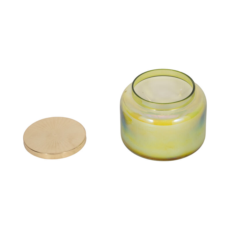 5" Green Verbena Luster Candle