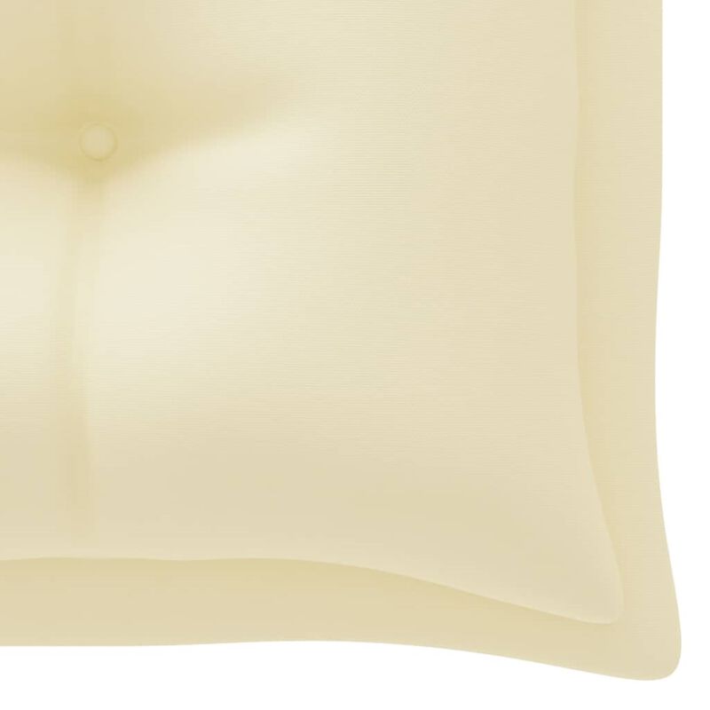 vidaXL Cushion for Swing Chair Cream White 78.7" Fabric