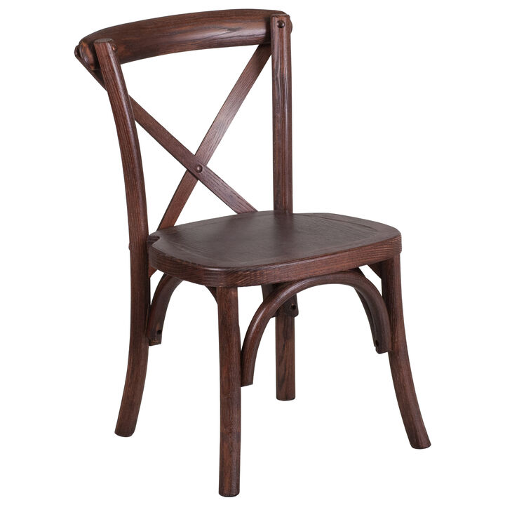 Wood Cross Back Chairs