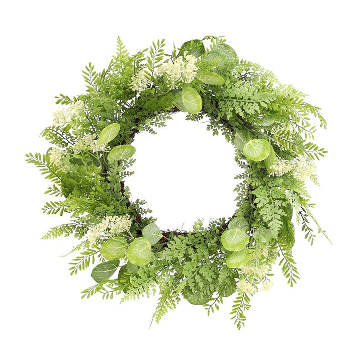 Mixed Foliage Twig Spring Floral Wreath  27.5-Inch Mixed Foliage Twig Spring Floral Wreath  27.5-Inch