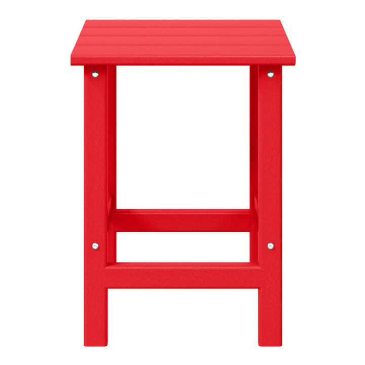 WestinTrends Westintrends 14" square outdoor Side table for Adirondack chair