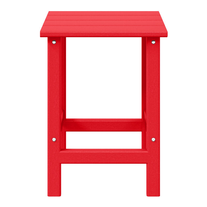 WestinTrends Westintrends 14" square outdoor Side table for Adirondack chair