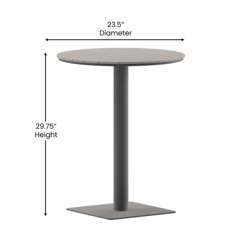 Faux Teak Table