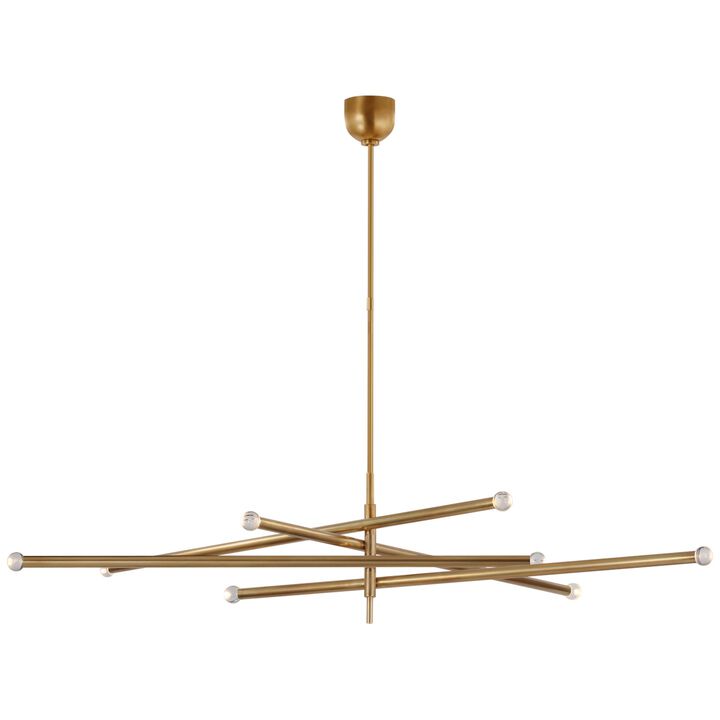 Rousseau Oversized Eight Light Chandelier