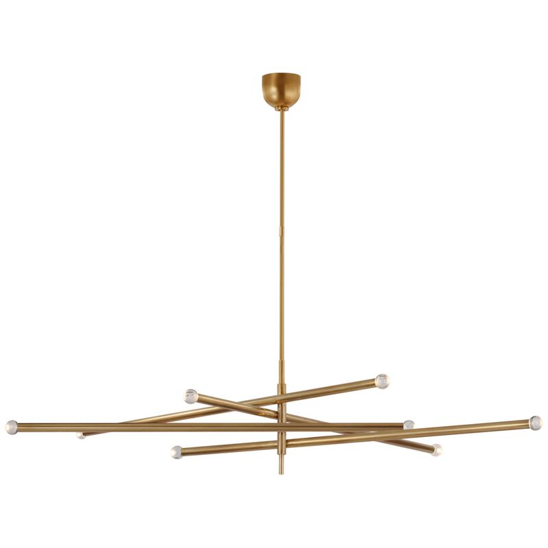 Rousseau Oversized Eight Light Chandelier