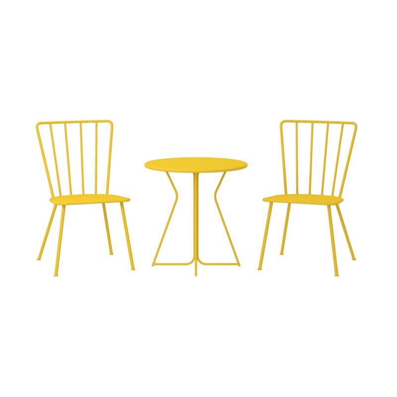 Novogratz Heidi Outdoor/Indoor 3 Piece Bistro Set